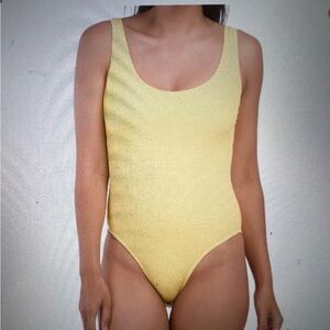 NWT LUCKY BRAND Scoop Neck One-piece Swimsuit Reg $138.00 Sz M